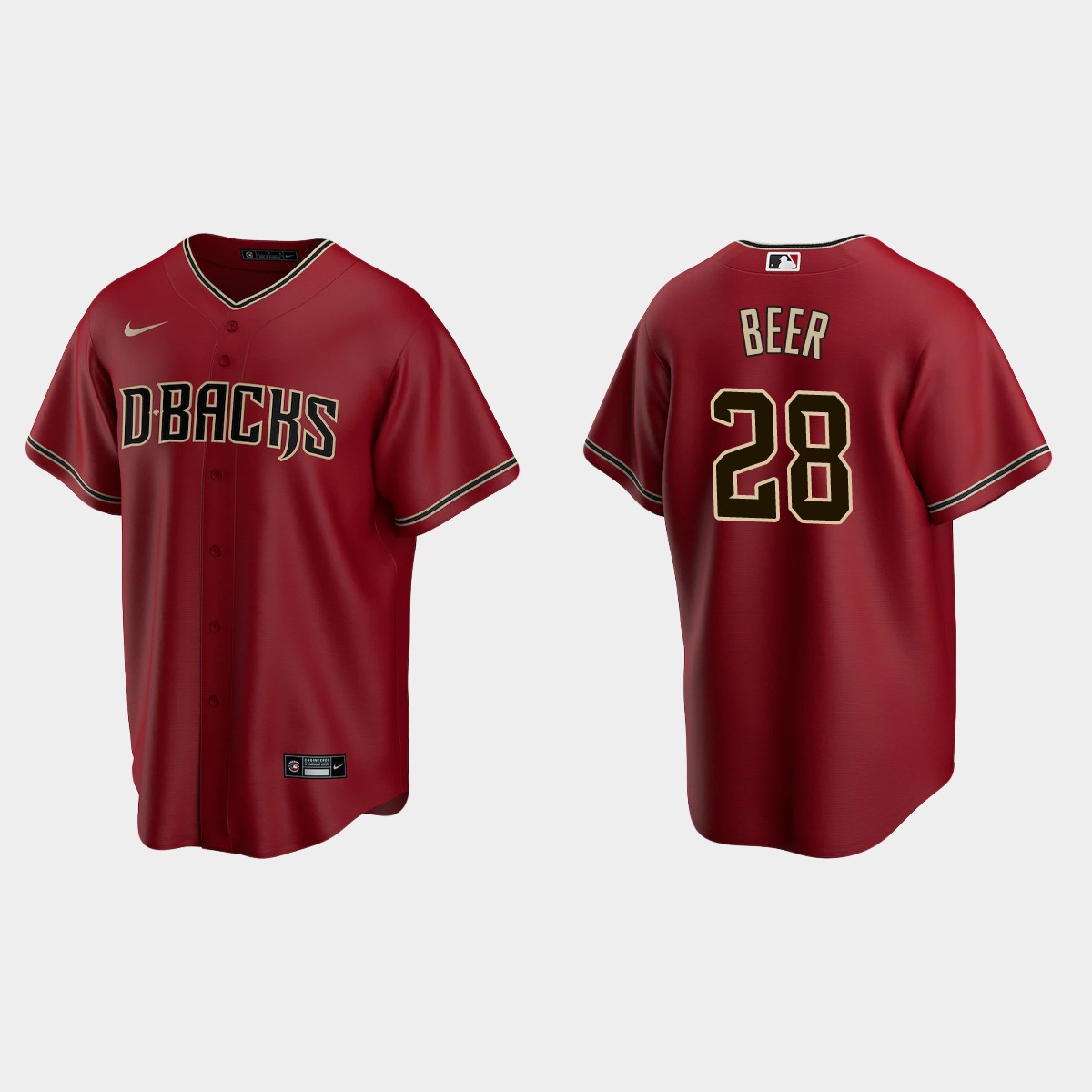 Arizona Diamondbacks Seth Beer Alternate Jersey - Red