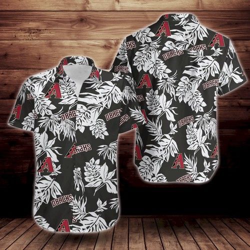 Arizona Diamondbacks Tropical Flower Hawaiian Shirt