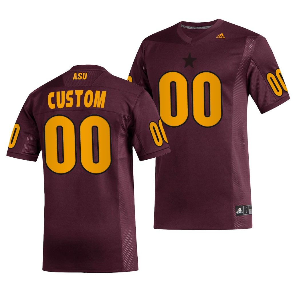 Arizona State Sun Devils Custom Maroon Jersey