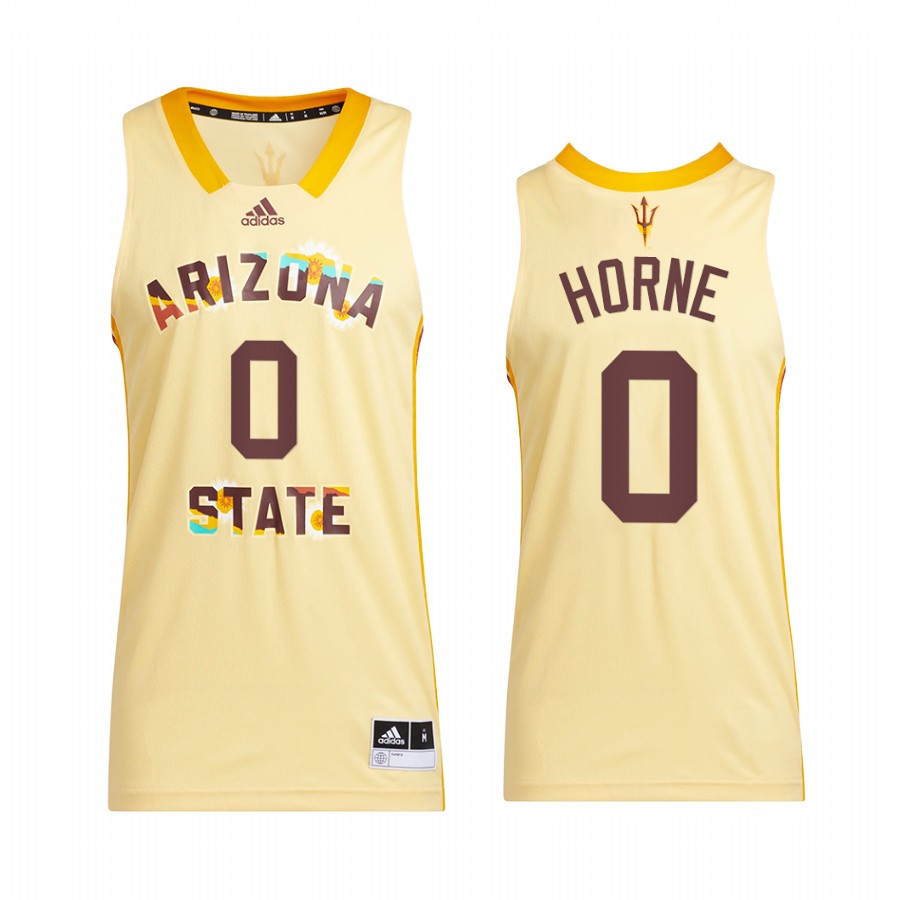 Arizona State Sun Devils DJ Horne Jersey 2022 Honoring Black Excellence Yellow Uniform