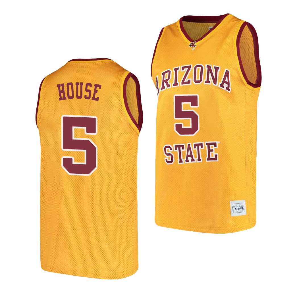 Arizona State Sun Devils Eddie House Gold Alumni Men's College Jersey