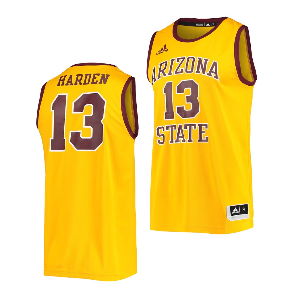 Arizona State Sun Devils James Harden Gold College Player Jersey
