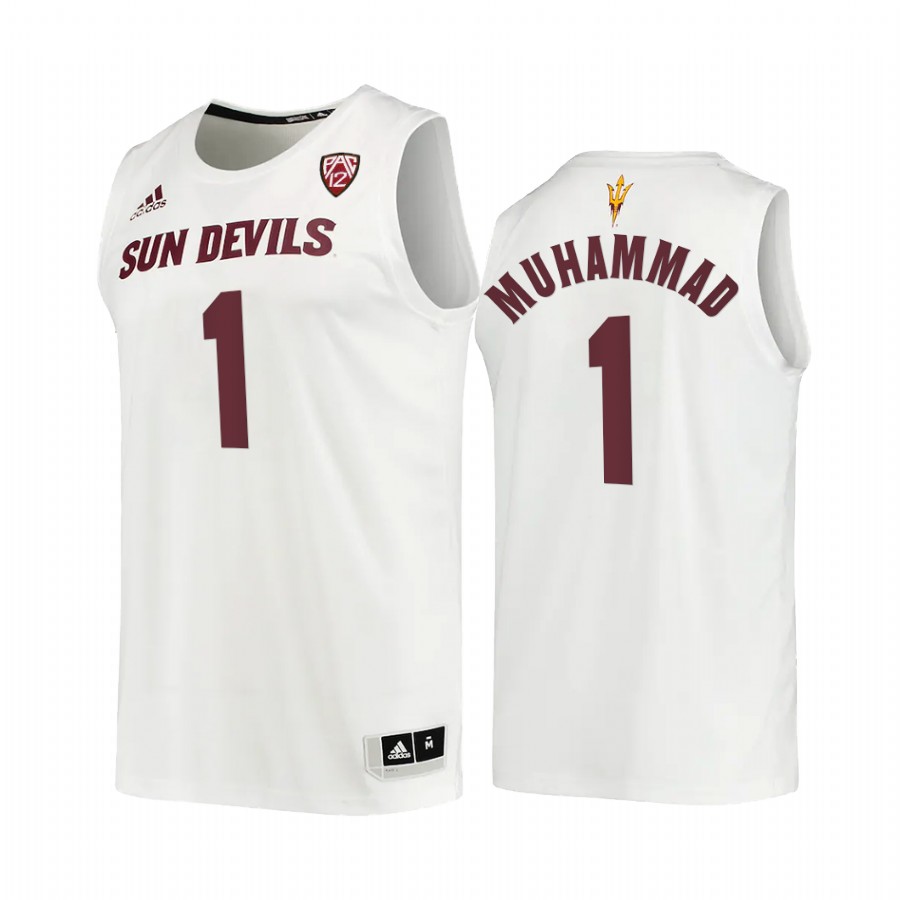 Arizona State Sun Devils Luther Muhammad Jersey 2022-23 College White Uniform