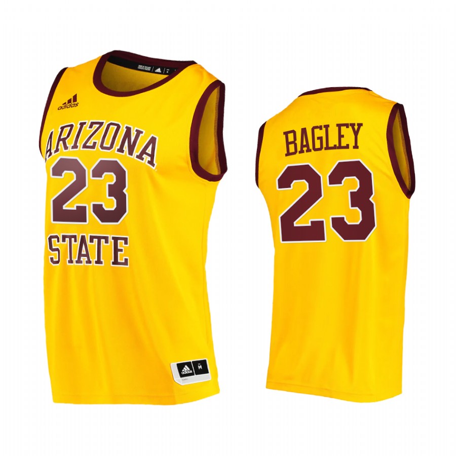 Arizona State Sun Devils Marcus Bagley Jersey 2021 College Gold Player