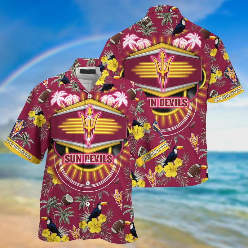 Arizona State Sun Devils NCAA – Hawaii Shirt For This Season – Gift For Sport Lovers