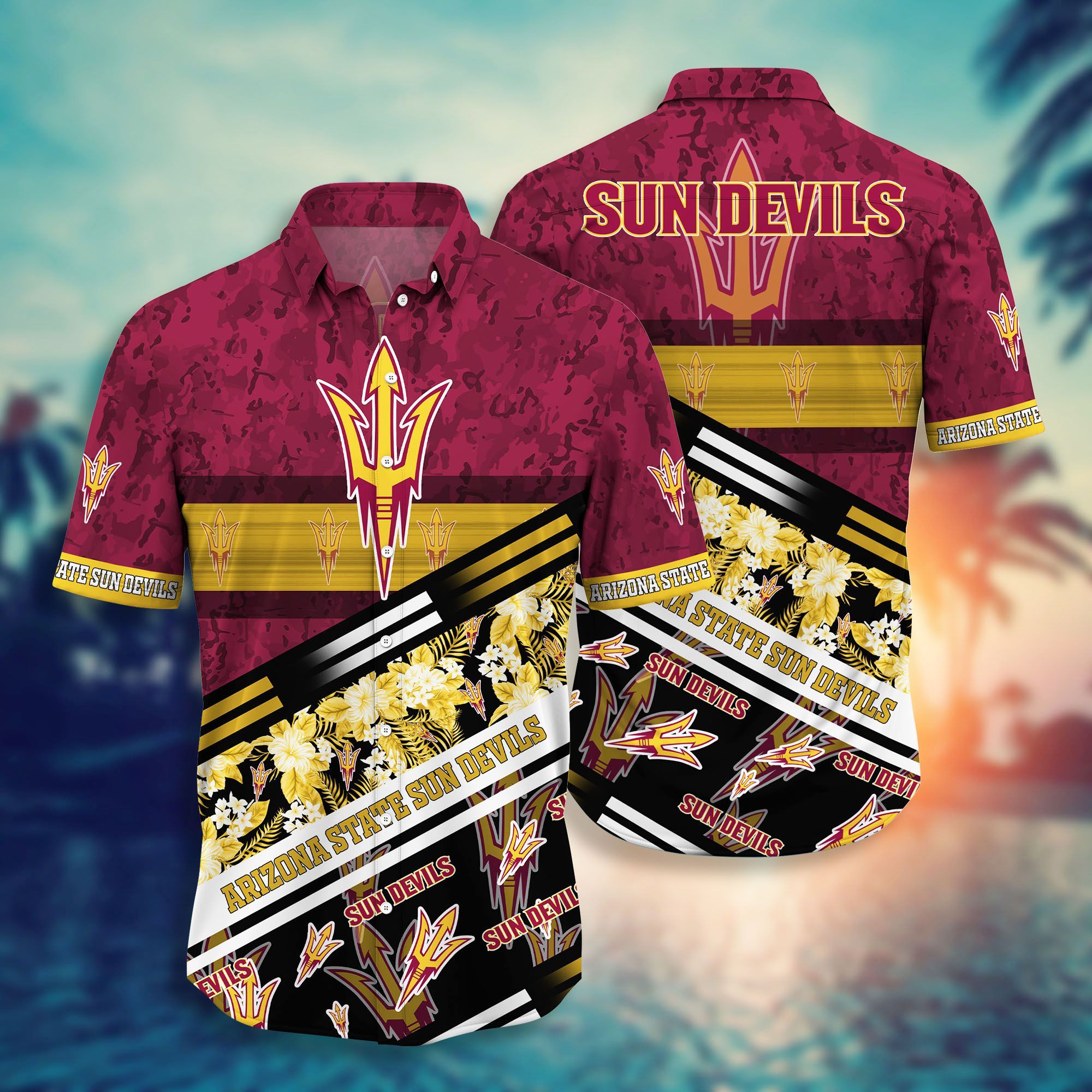 Arizona State Sun Devils NCAA -Hawaii Shirt Style Hot Trending Summer-Hawaiian
