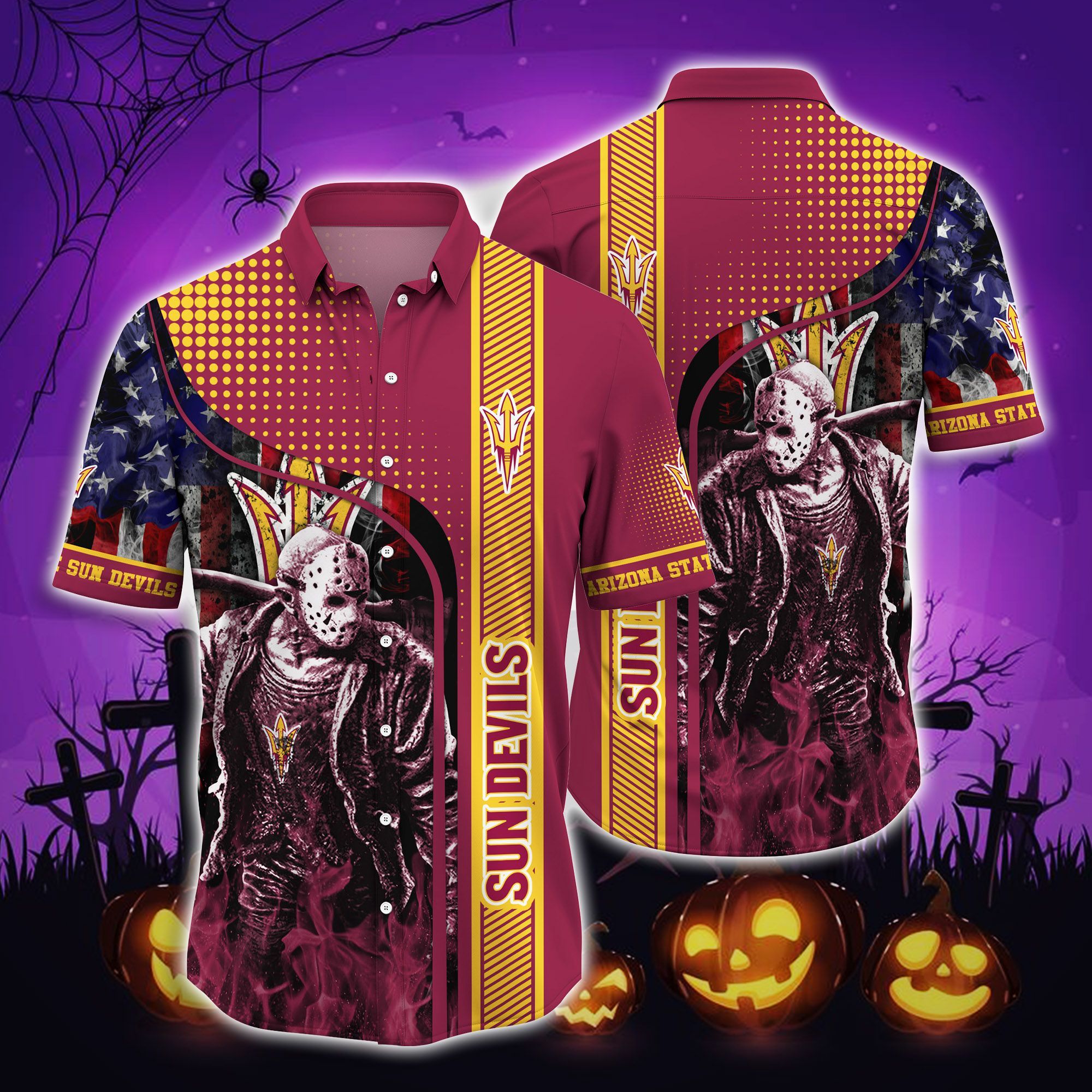 Arizona State Sun Devils NCAA -Hawaii Style Hot Trending Shirt