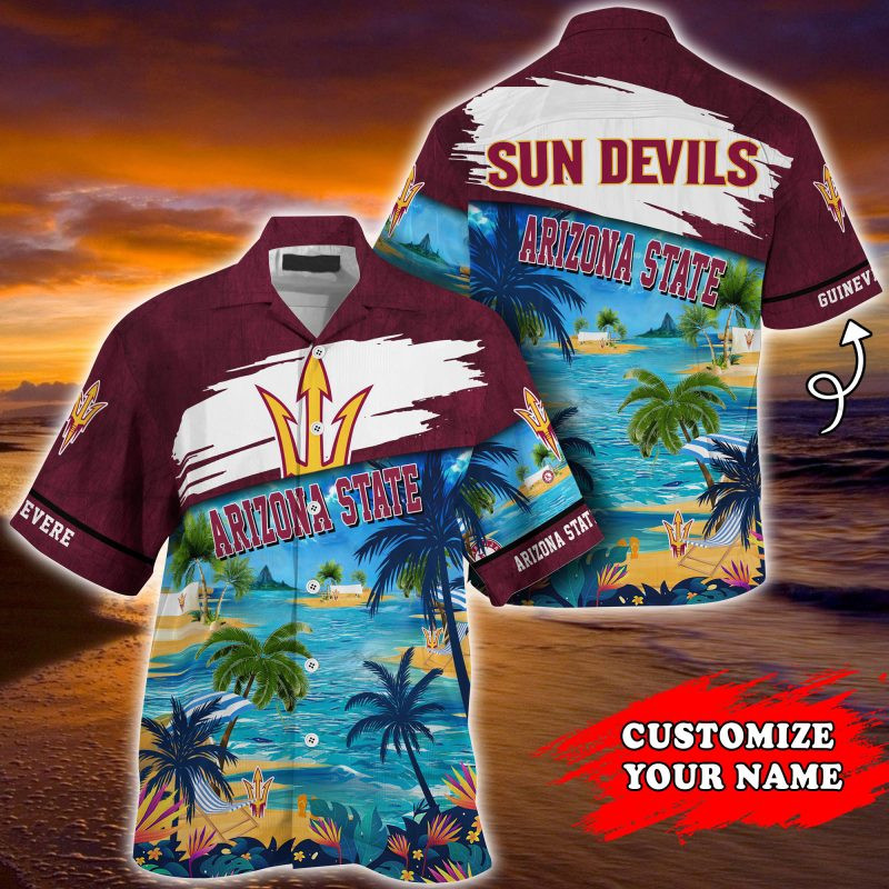 Arizona State Sun Devils NCAA Customized Summer – Hawaii Shirt For This Season – Gift For Sport Lovers
