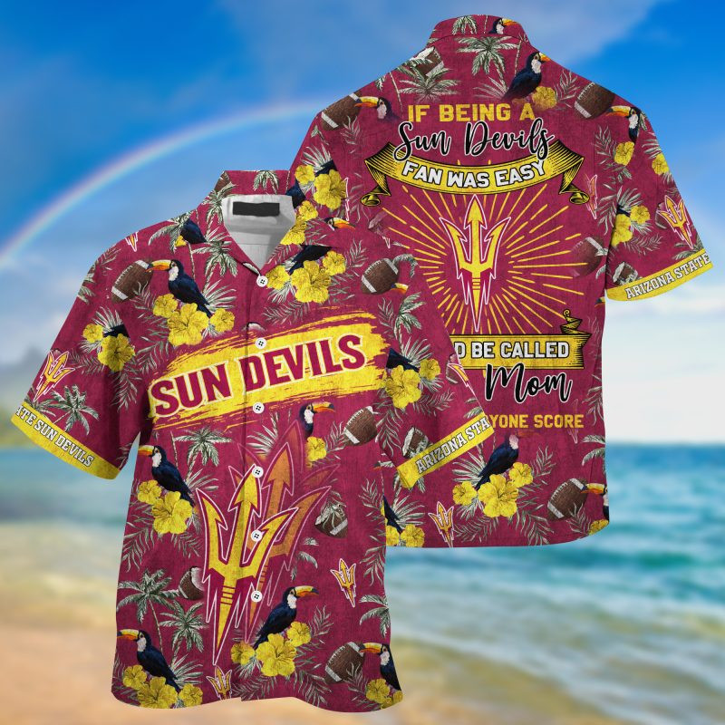 Arizona State Sun Devils NCAA Summer – Hawaii Shirt For This Season – Gift For Sport Lovers Sporty Mom Lets Everyone Score