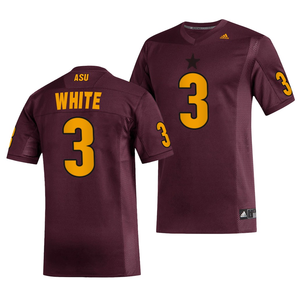 Arizona State Sun Devils Rachaad White Maroon College Jersey