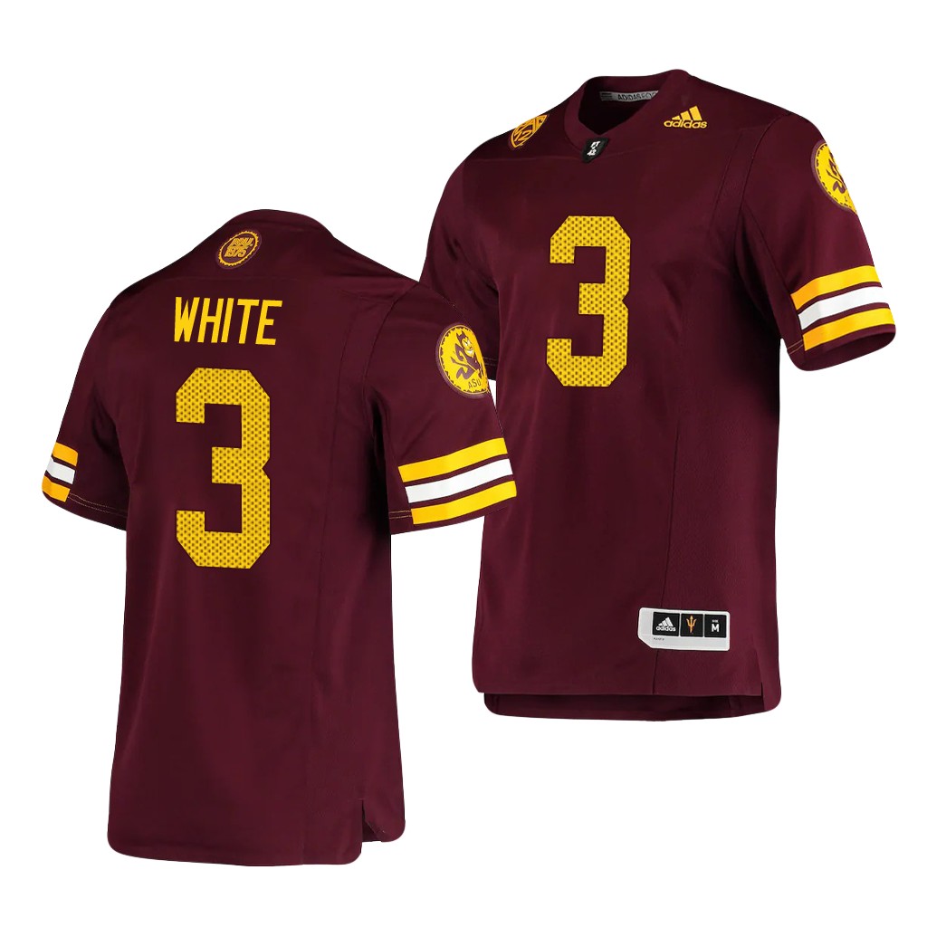 Arizona State Sun Devils Rachaad White Maroon Premier Jersey