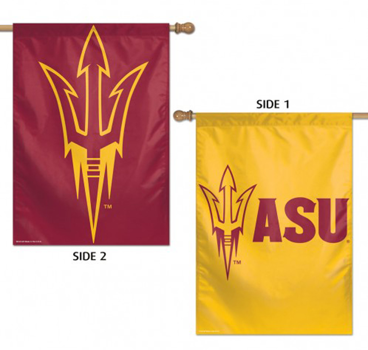 Arizona State University Sun Devils 2 Sided Garden Flag, House Flag