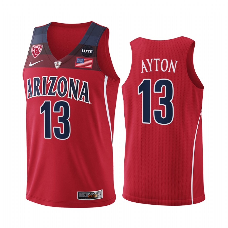 Arizona Wildcats Deandre Ayton Jersey College Red NBA Alumni Uniform