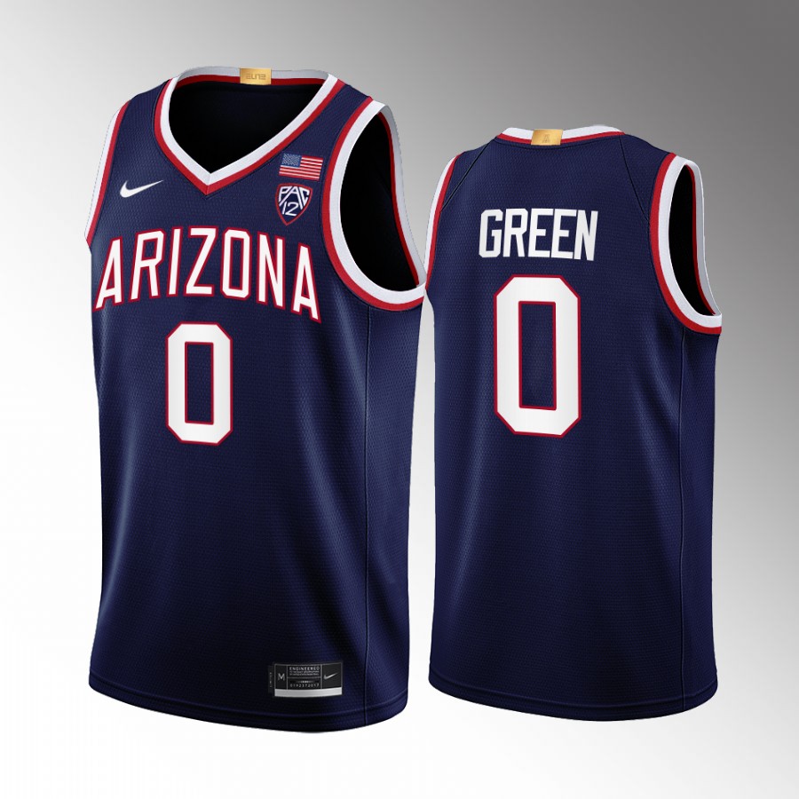 Arizona Wildcats Josh Green Jersey Limited Navy Uniform