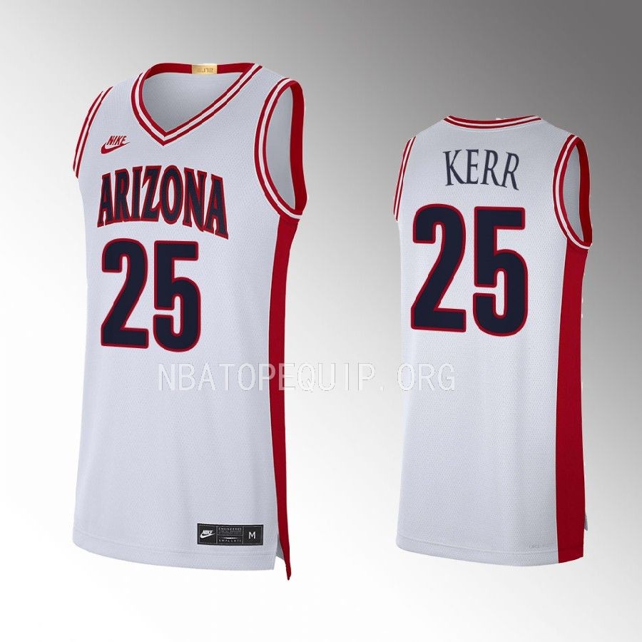 Arizona Wildcats Kerr Kriisa Jersey Limited White 2022 Maui Invitational Champs Uniform