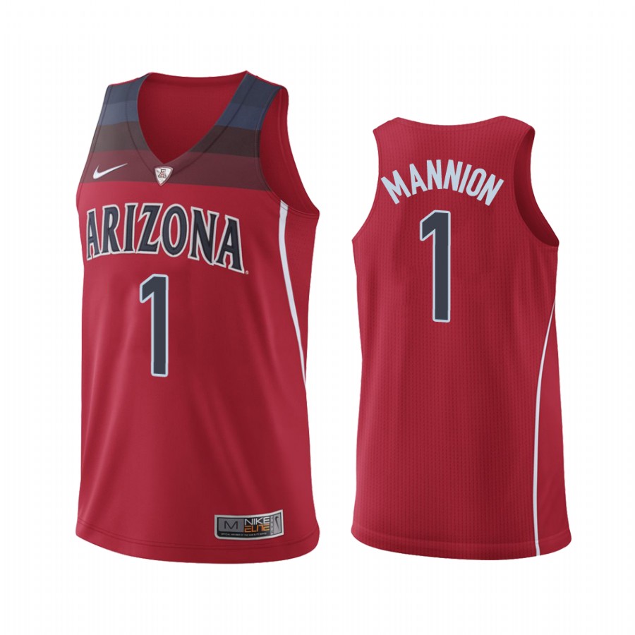 Arizona Wildcats Nico Mannion Red Hyper Elite College Jersey