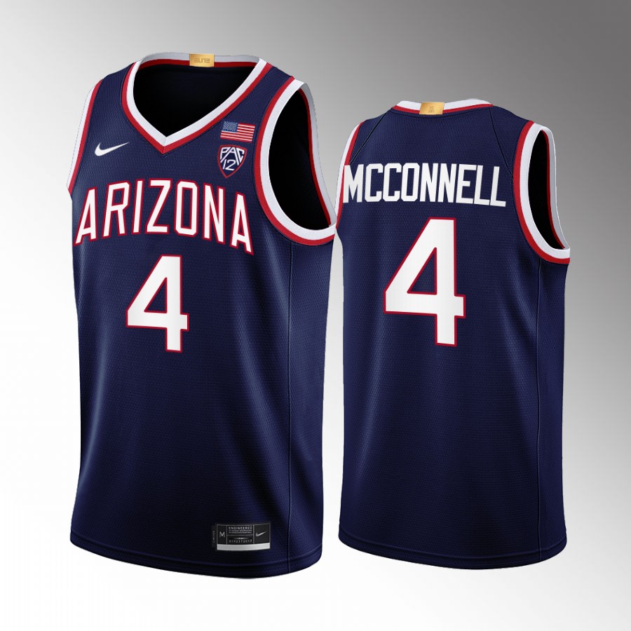 Arizona Wildcats T.J. McConnell Jersey Limited Navy Uniform
