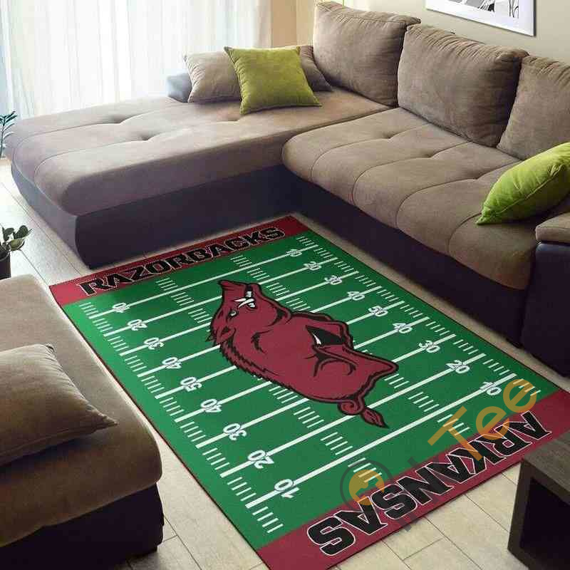 Arkansas Razorbacks Home Field Area Rectangle Rug