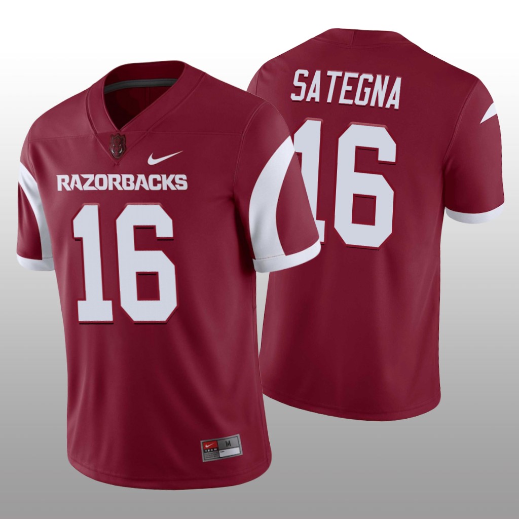 Arkansas Razorbacks Isaiah Sategna Cardinal Jersey Game - Men's