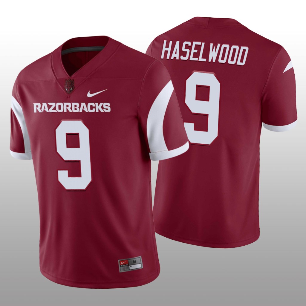 Arkansas Razorbacks Jadon Haselwood Cardinal Jersey Game - Men's