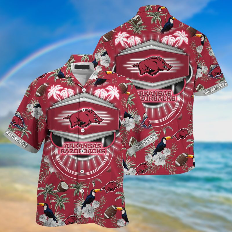 Arkansas Razorbacks NCAA – Hawaii Shirt For This Season – Gift For Sport Lovers
