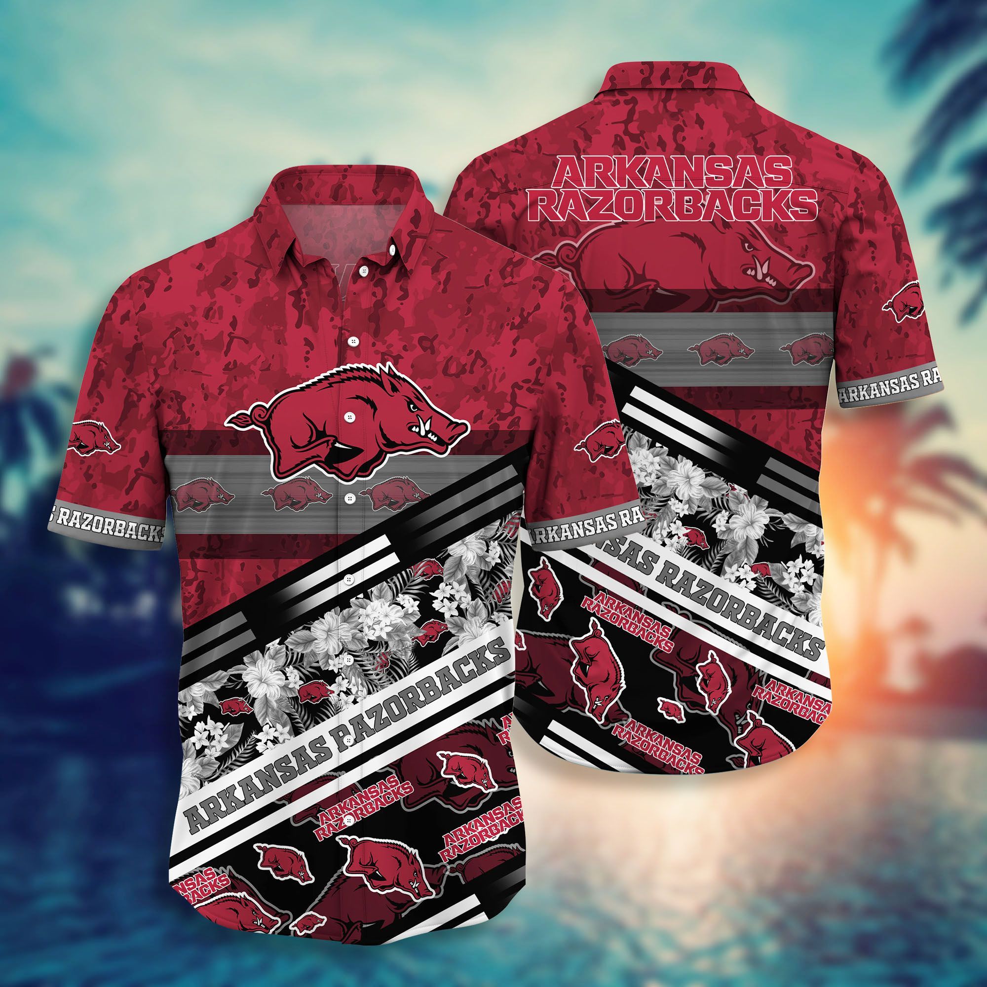 Arkansas Razorbacks NCAA -Hawaii Shirt Style Hot Trending Summer-Hawaiian