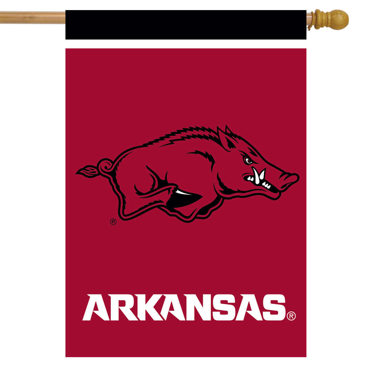 Arkansas Razorbacks NCAA Garden Flag, House Flag