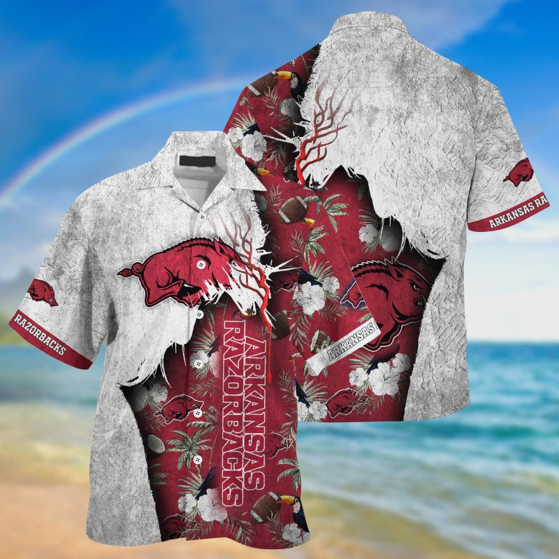 Arkansas Razorbacks NCAA God Hawaii Shirt