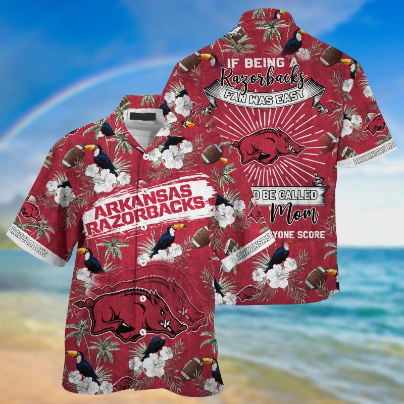 Arkansas Razorbacks NCAA Summer – Hawaii Shirt For This Season – Gift For Sport Lovers Sporty Mom Lets Everyone Score