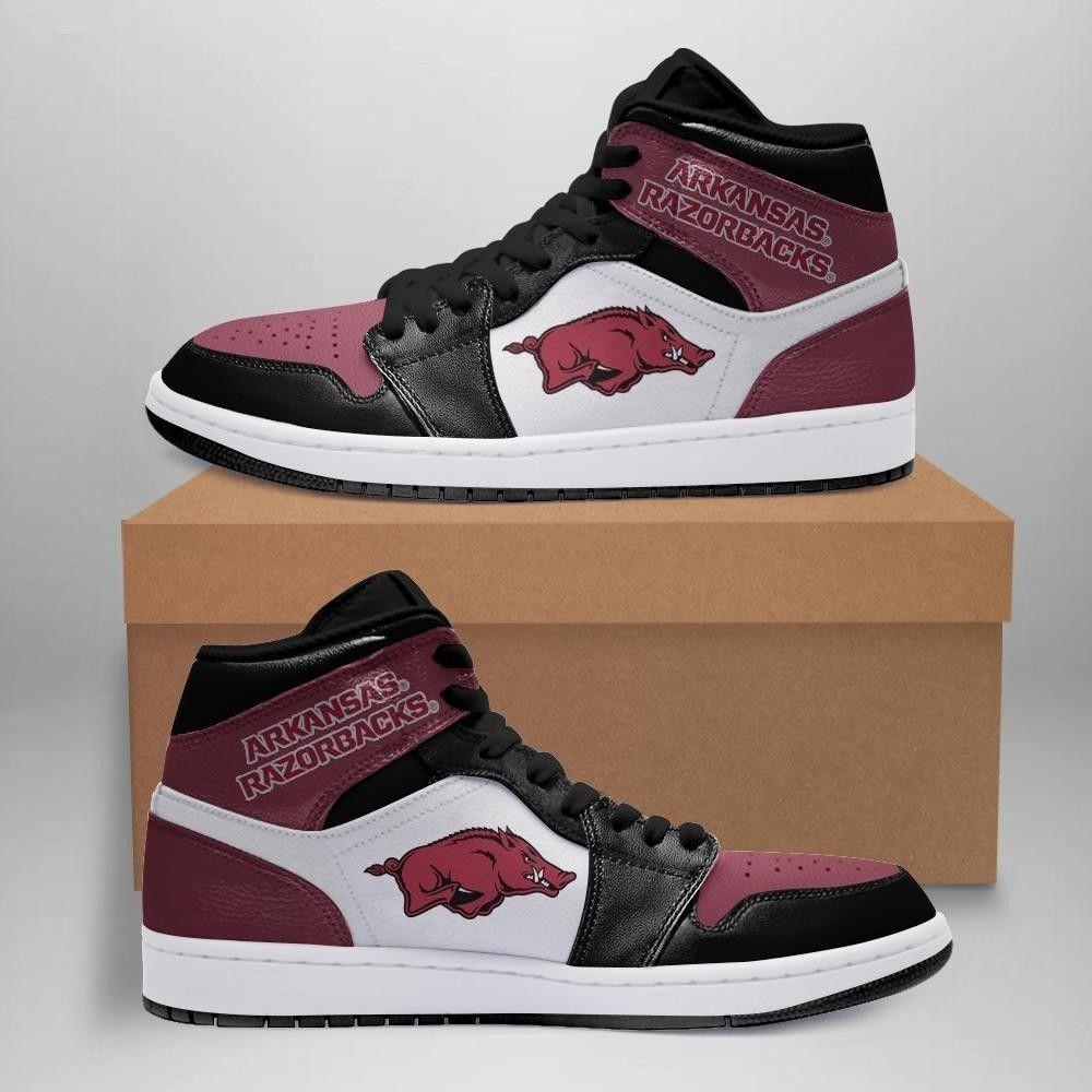 Arkansas Razorbacks NCAA Team Sneakers Gift For Fans High Top Air Jordan Sneaker, Air Jordan Hightop