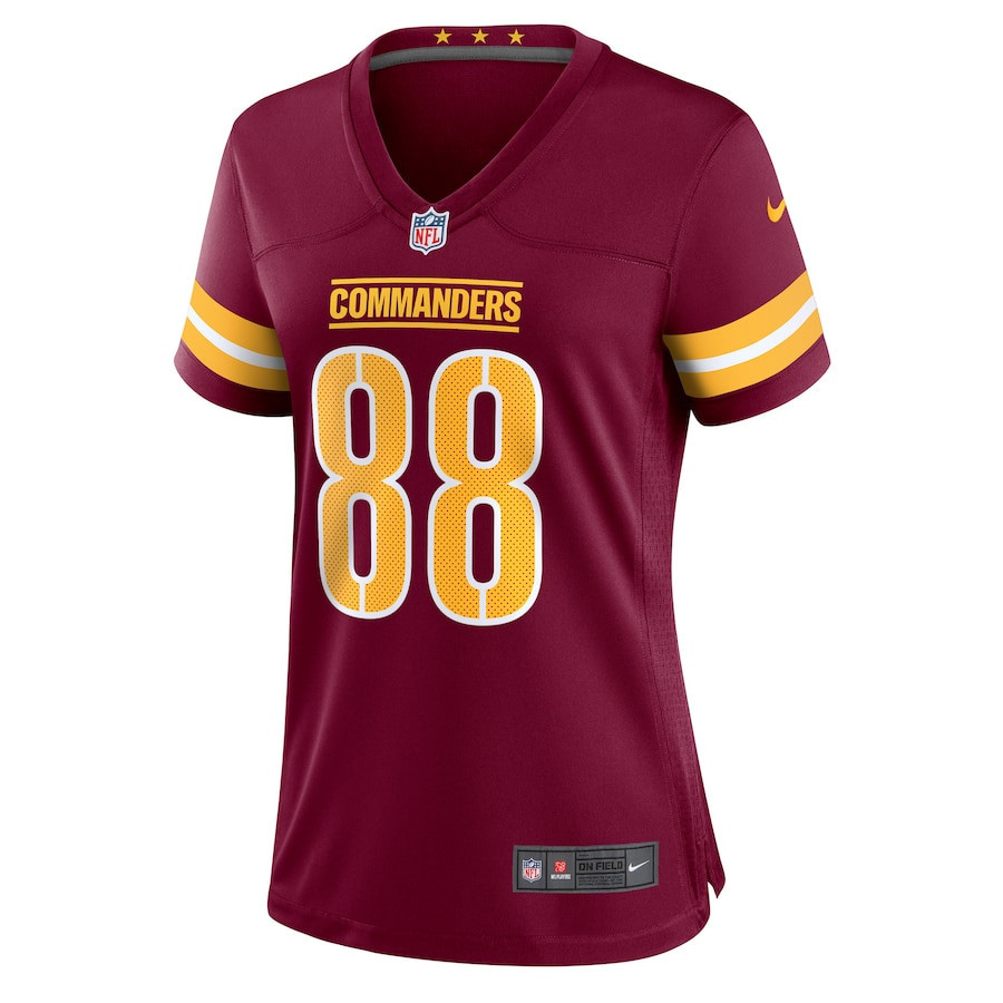 Armani Rogers Washington Commanders Women’s Player Game Stitched Jersey – Burgundy