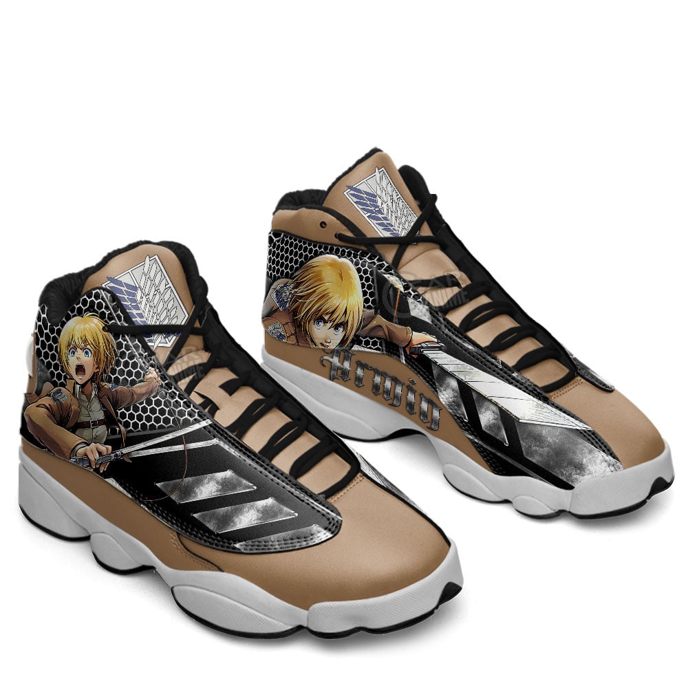 Armin Arlert JD13 Sneakers Attack On Titan Custom Anime Shoes