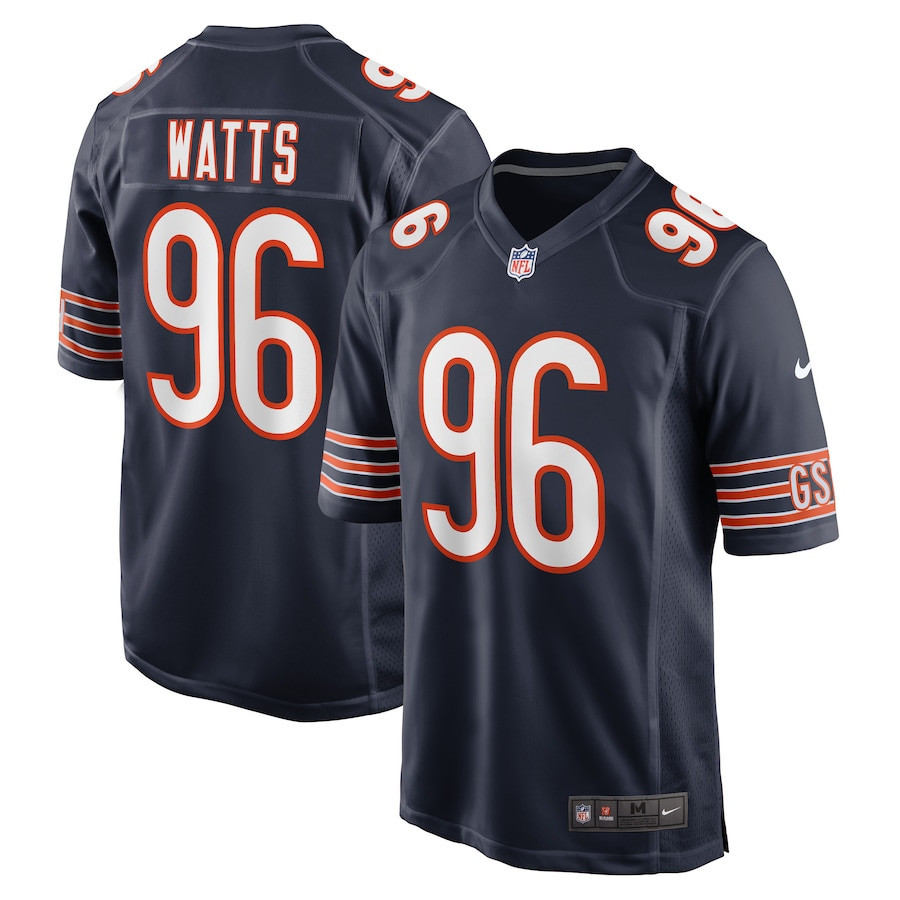 Armon Watts Chicago Bears Stitched Jersey – Navy
