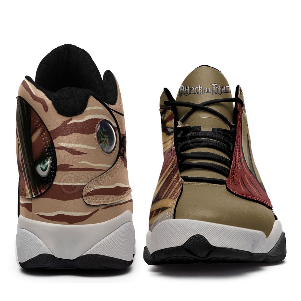 Armored Titan and Eren Titan JD13 Sneakers Attack On Titan Custom Anime Shoes