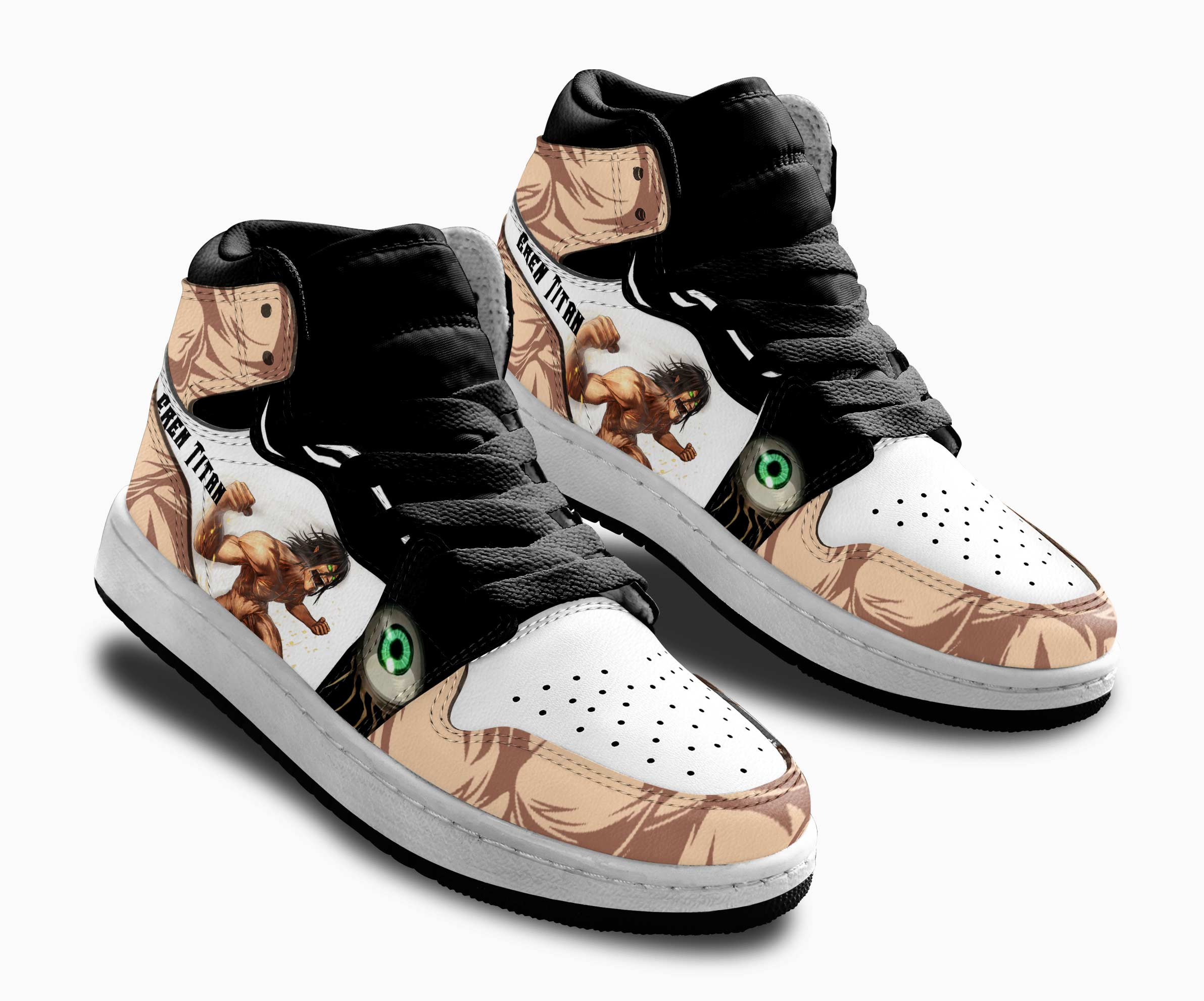 Armored Titan Kids Sneakers Custom Anime Attack On Titan Shoes For Kids