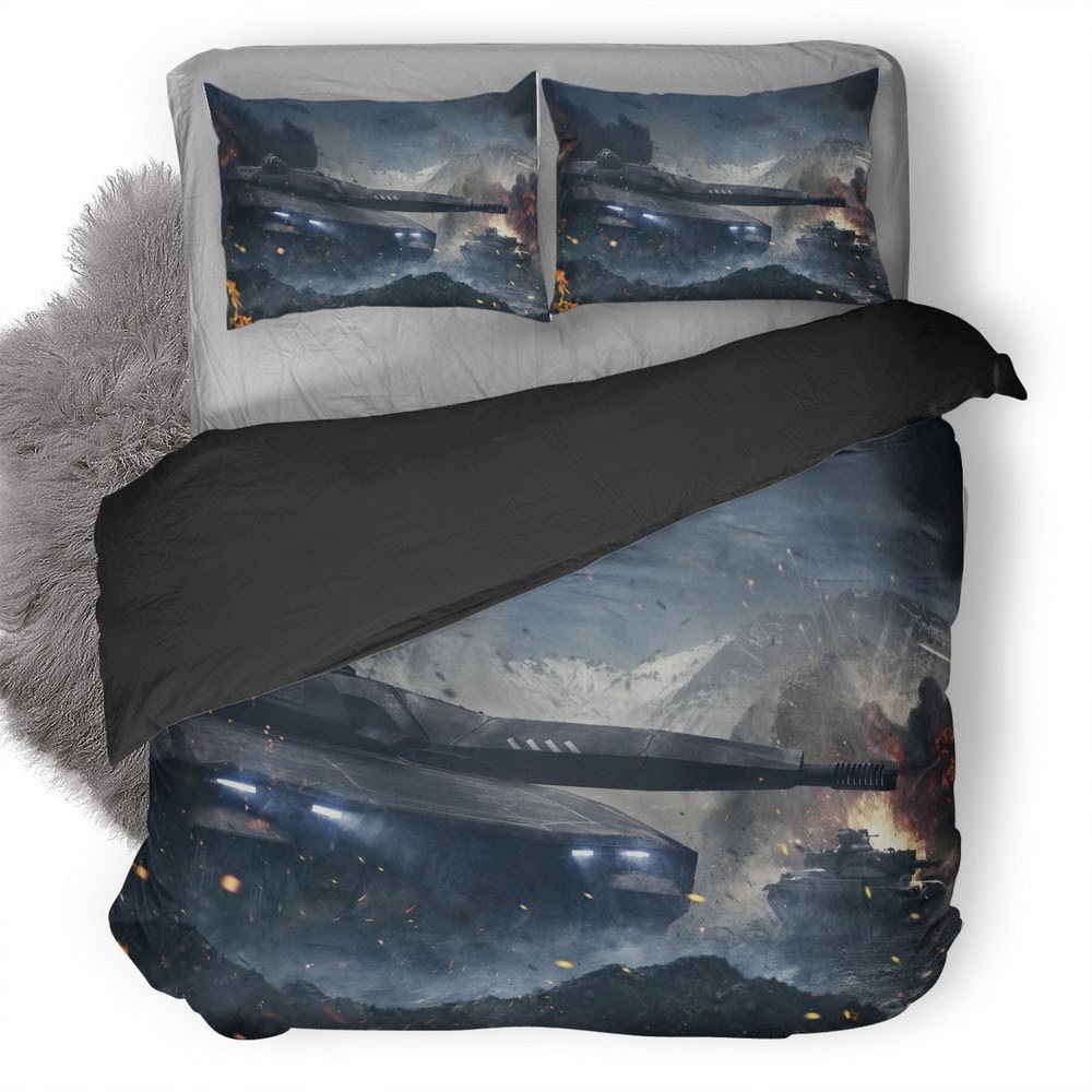 Armored Warfare 3D Customized Duvet Cover Bedding Set