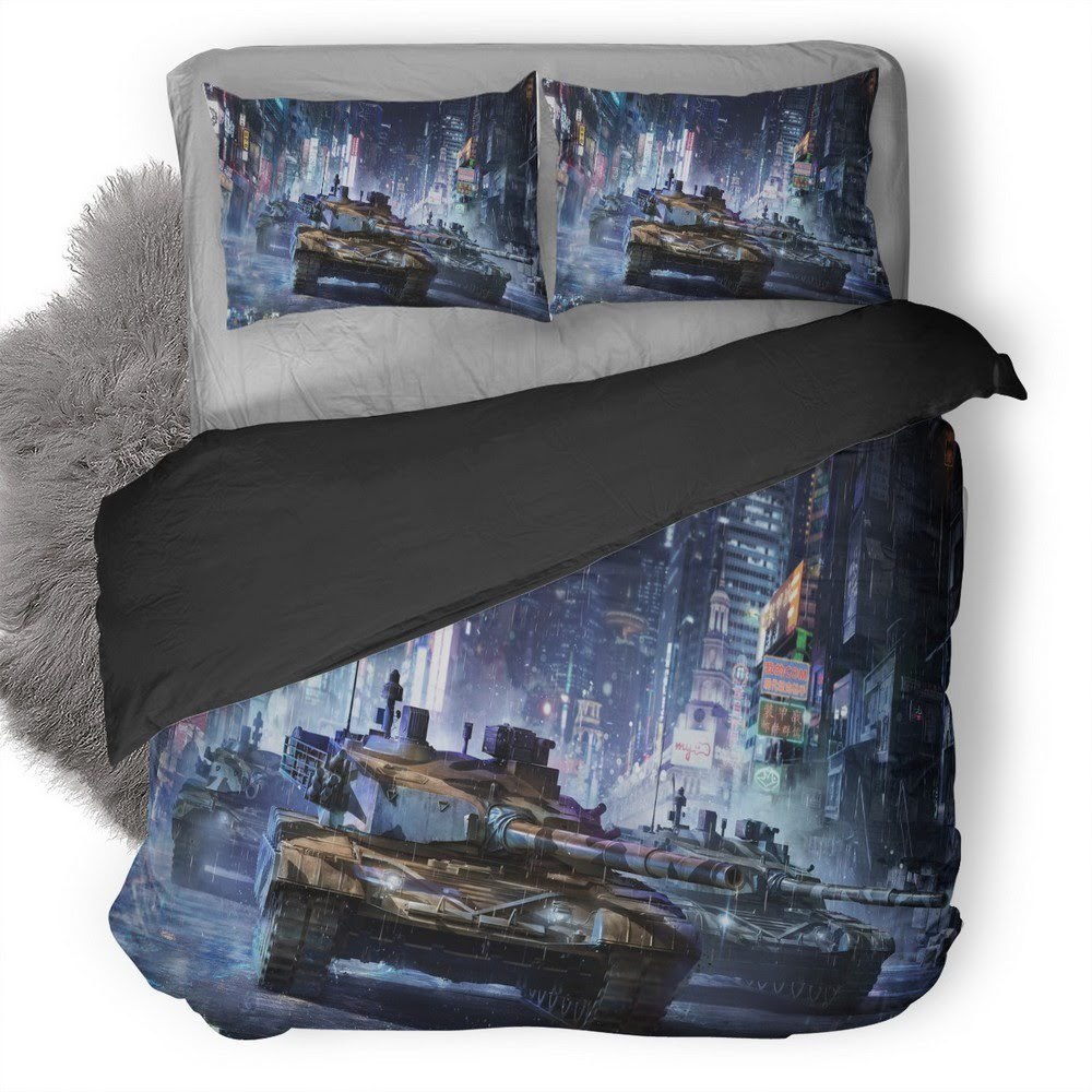 Armored Warfare Tanks 3D Customized Duvet Cover Bedding Set