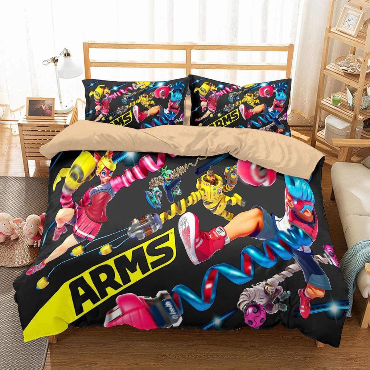 Arms 3D Customized Duvet Cover Bedding Set