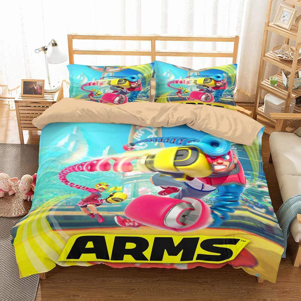 Arms 3D Customized Duvet Cover Bedding Set