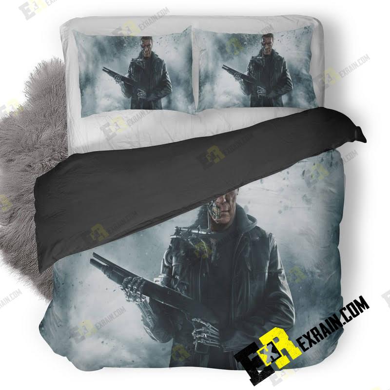 Arnold Schwarzenegger Terminator 3D Customized Duvet Cover Bedding Set