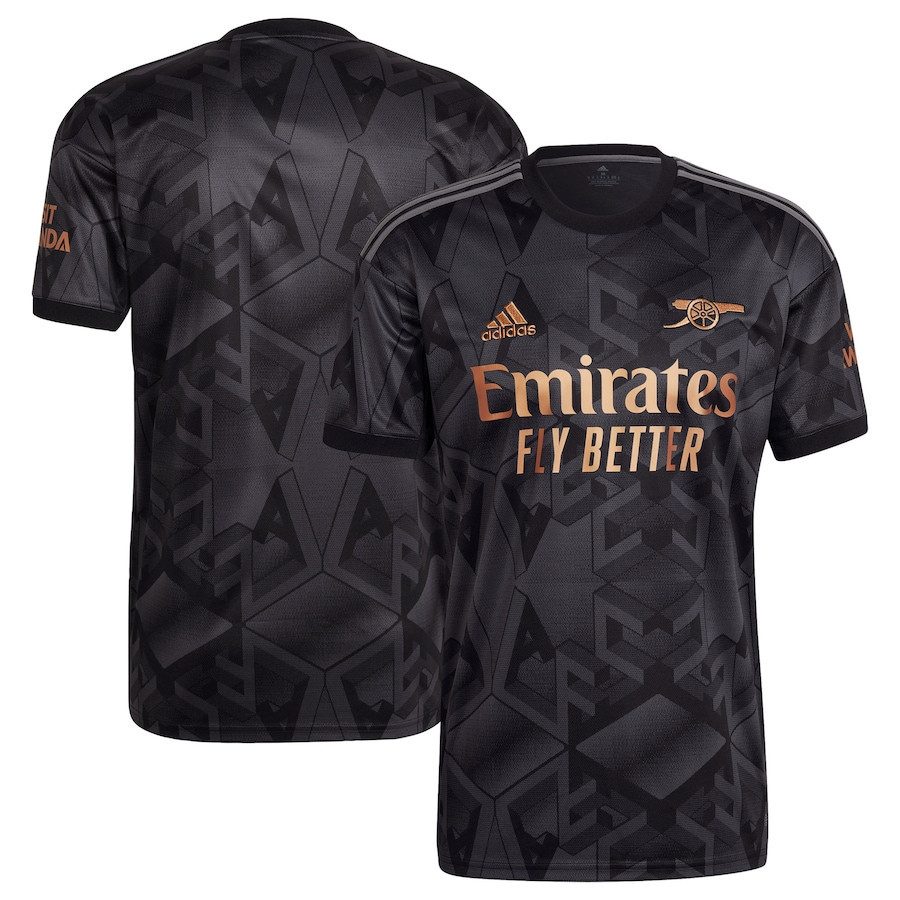 Arsenal 2022/23 Away Player Men Soccer Jersey – Black