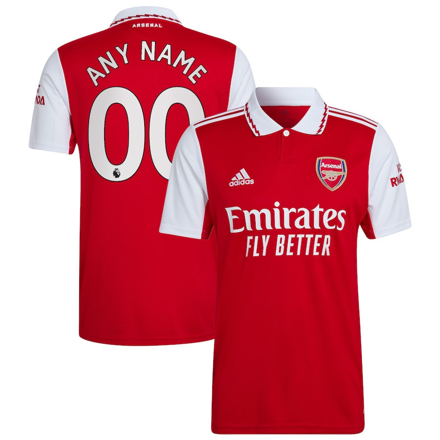 Arsenal 2022/23 Home Player Custom Soccer Jersey – Red