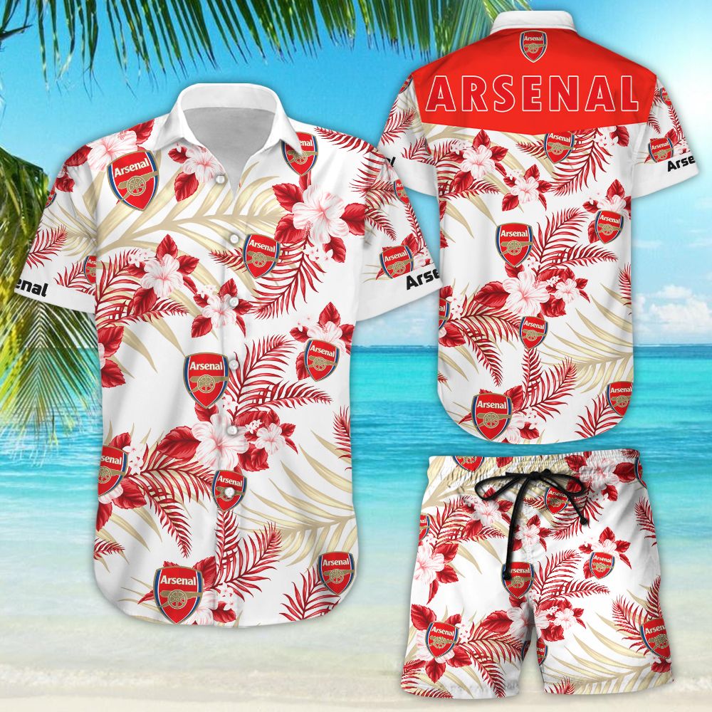 Arsenal Hawaiian Shirt