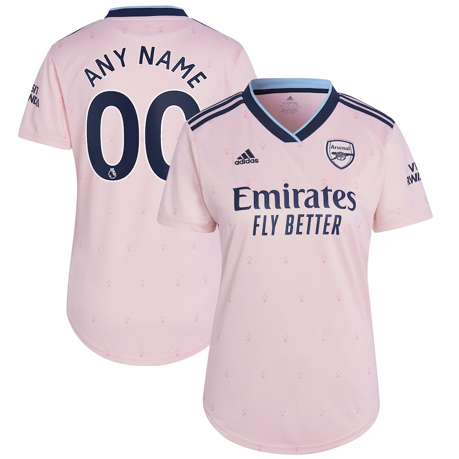 Arsenal Women 2022/23 Third Custom Soccer Jersey – Pink