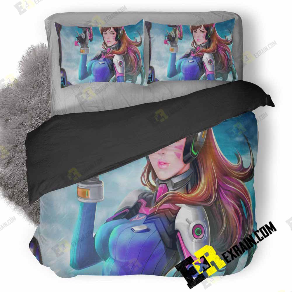 Art Dva Overwatch Qu 3D Customized Duvet Cover Bedding Set
