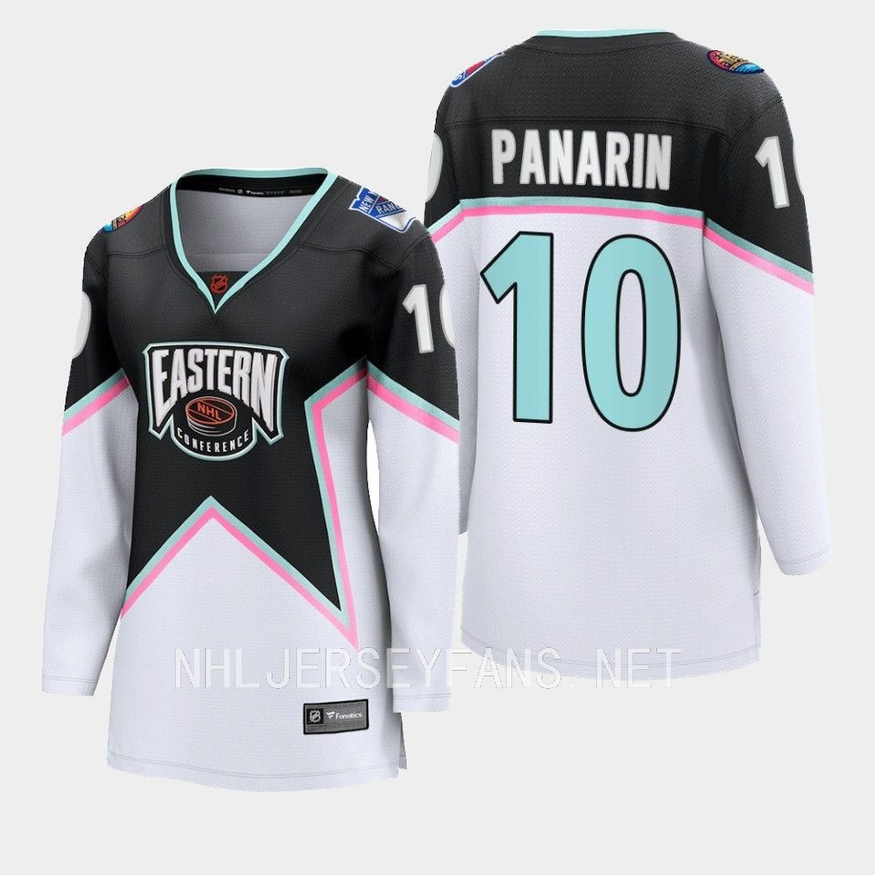 Artemi Panarin 10 New York Rangers 2023 All-Star Game Stitched Jersey Black Equipment