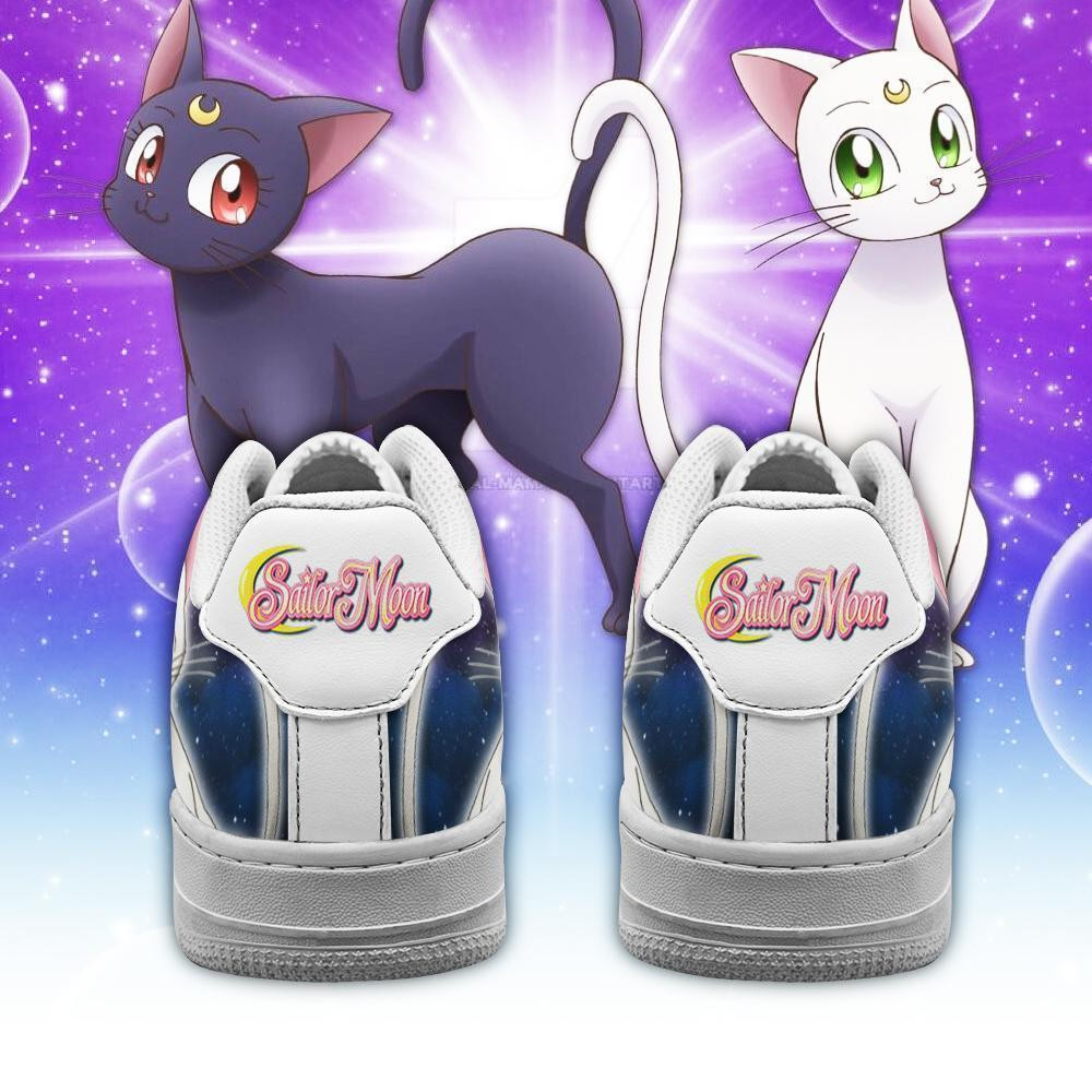 Artemis Cat Air Sneakers Custom Anime Sailor Moon Shoes