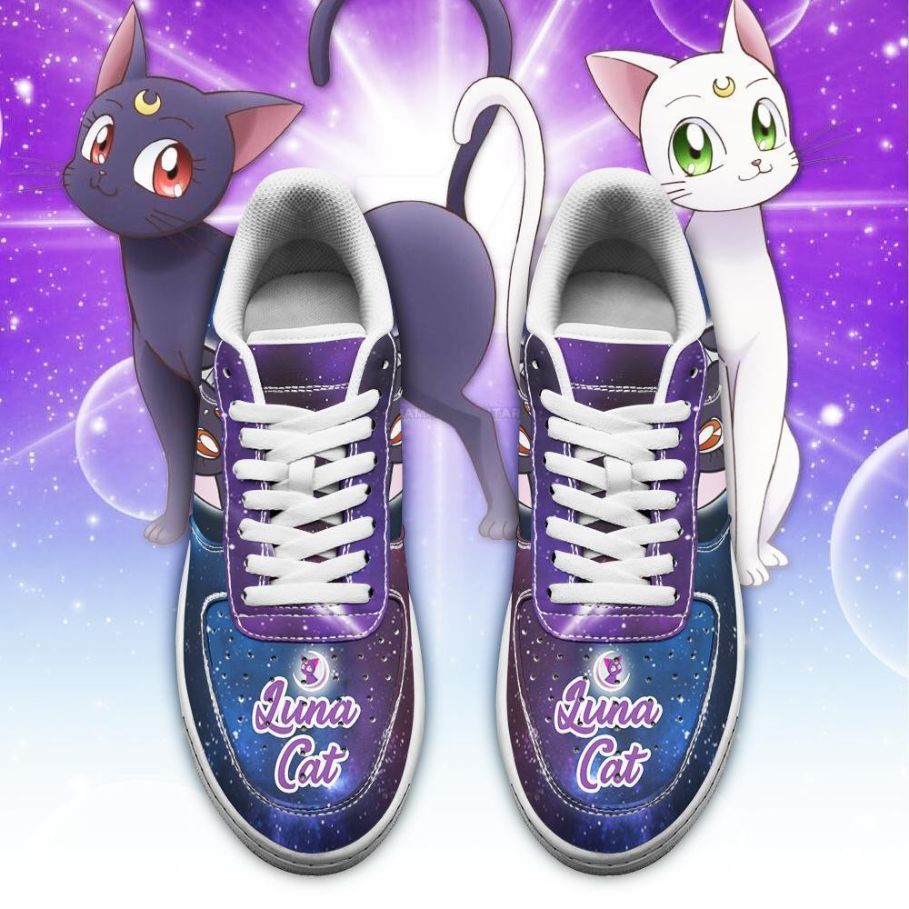 Artemis Cat Air Sneakers Custom Anime Sailor Moon Shoes