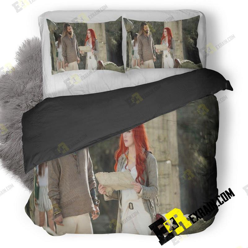 Arthur Curry And Mera In Aquaman Ar 3D Customized Duvet Cover Bedding Set