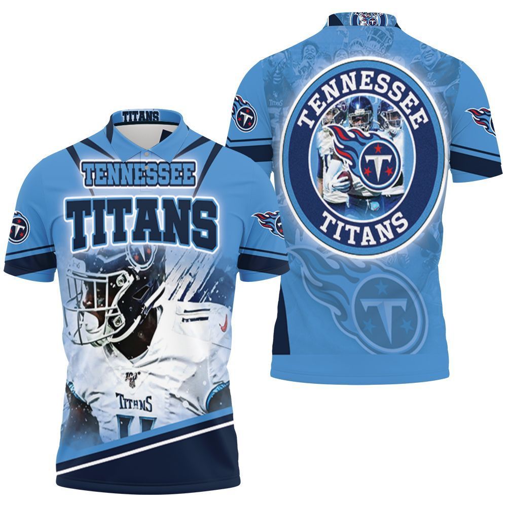 Arthur Juan Brown Tennessee Titans Super Bowl 2021 Afc North Division Champions 3D Polo Shirt